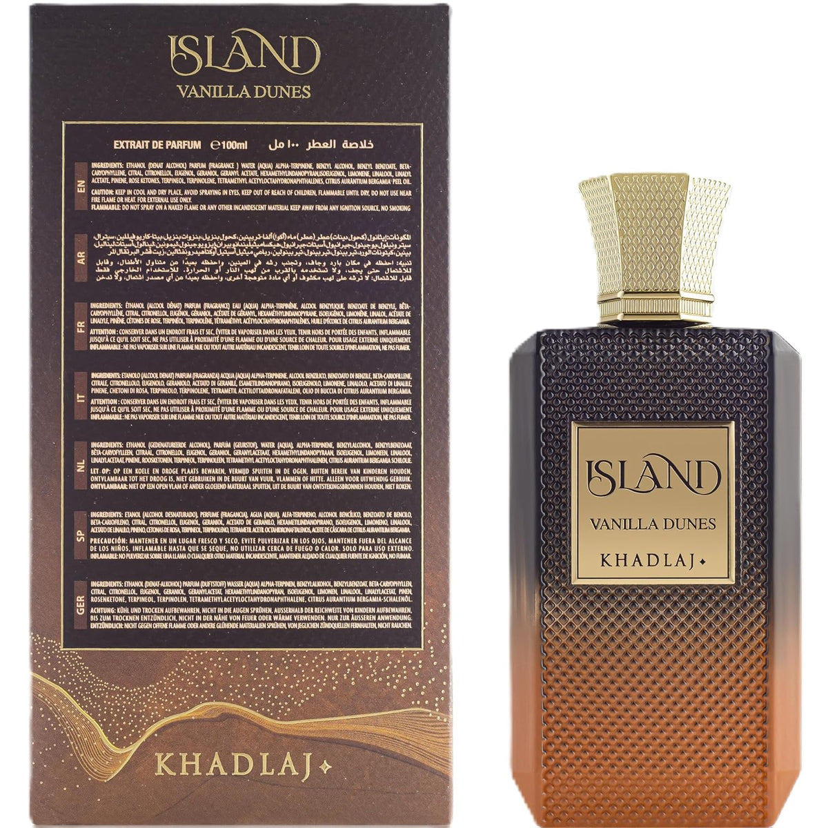 KHADLAJ ISLAND VANILLA DUNES EXTRAIT 3.4 U