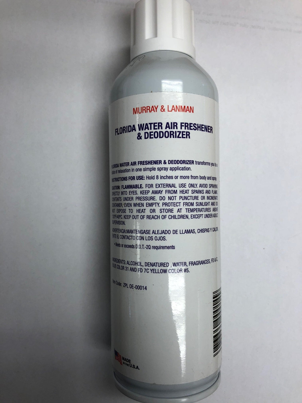 MURRAY & LANMAN FLORIDA WATER AIR FRESHENER 8 U