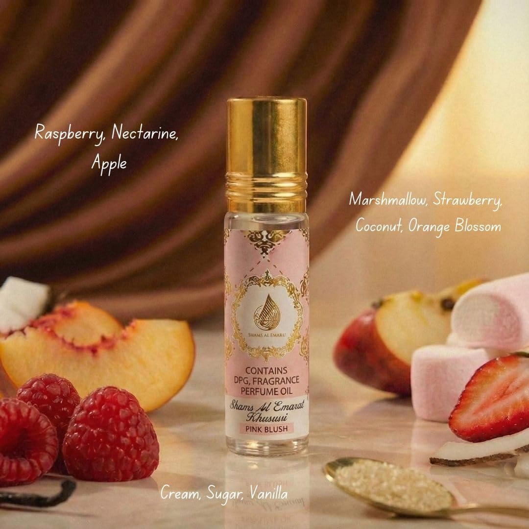 ARD AL ZAAFARAN PINK BLUSH SHAMS AL EMARAT KHUSUSI CPO 10ML W