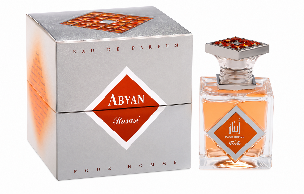 Rasasi Abyan Eau de Parfum Spray for Men, 3.2 Oz (95ml)