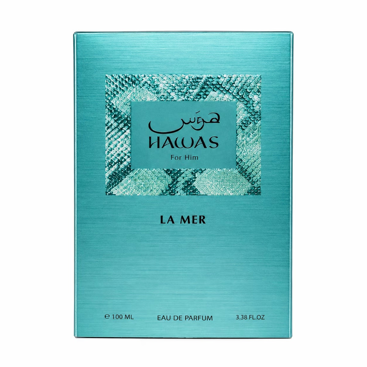 Rasasi Hawas La Mer Eau de Parfum Spray for Men, 3.38 Fl Oz (100ml)