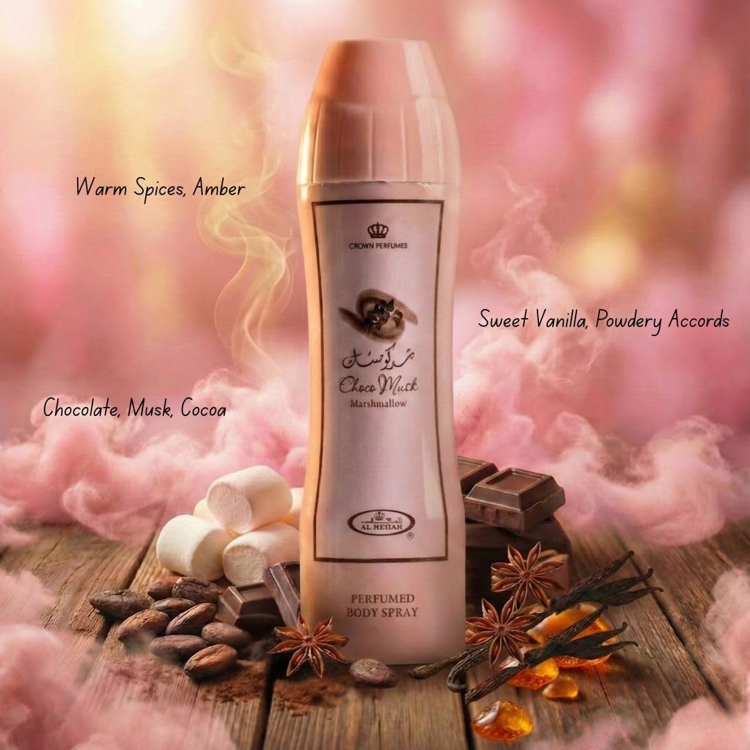 AL REHAB CHOCO MUSK MARSHMALLOW BODY SPRAY 6.7 U
