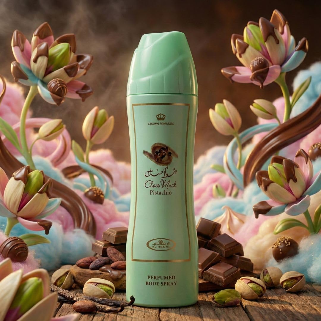 AL REHAB CHOCO MUSK PISTACHIO BODY SPRAY 6.7 U