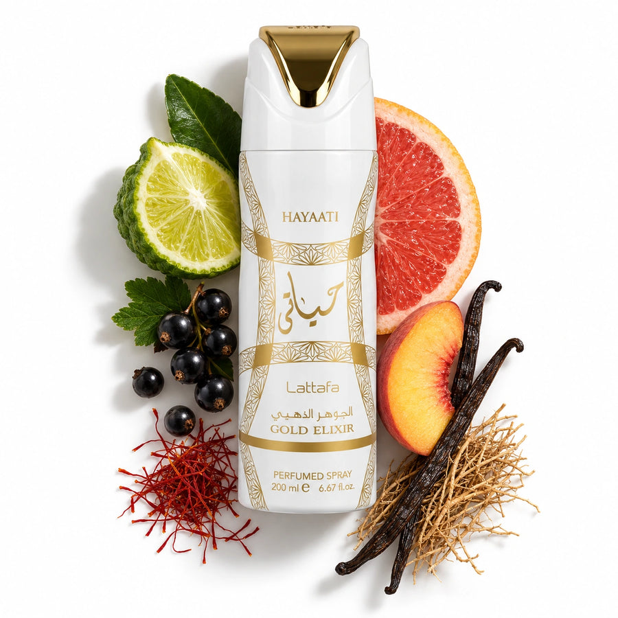 LATTAFA HAYAATI GOLD ELIXIR DEODORANT 200 ML U