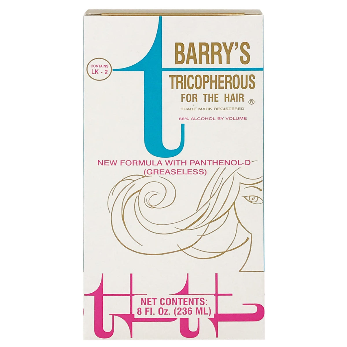 MURRAY & LANMAN BARRY'S TRICOPHEROUS GREASELESS 8.0 U